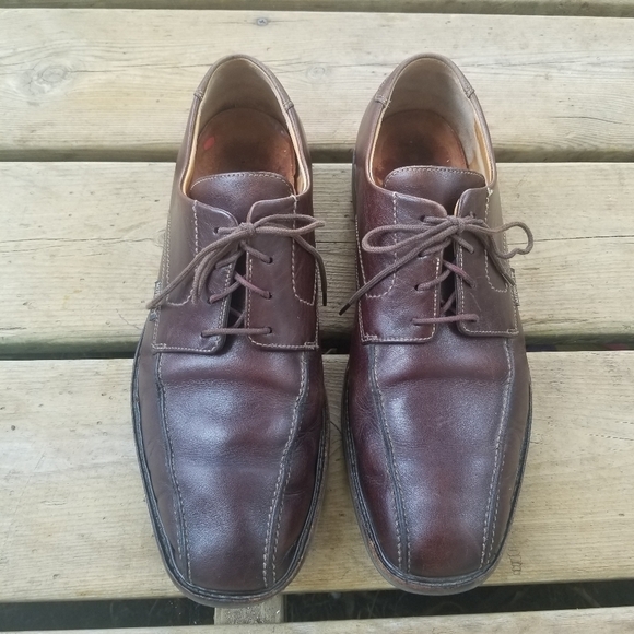 Mephisto Gaetan Brown Leather Bicycle Derby Oxford - Picture 2 of 10